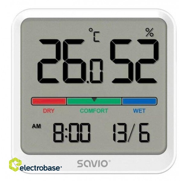 Savio CT-01/W Thermohygrometer paveikslėlis 1