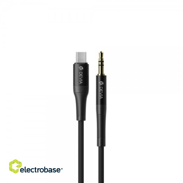 Devia Ipure Audio jack 3,5 mm - USB-C Cable 1m image 1