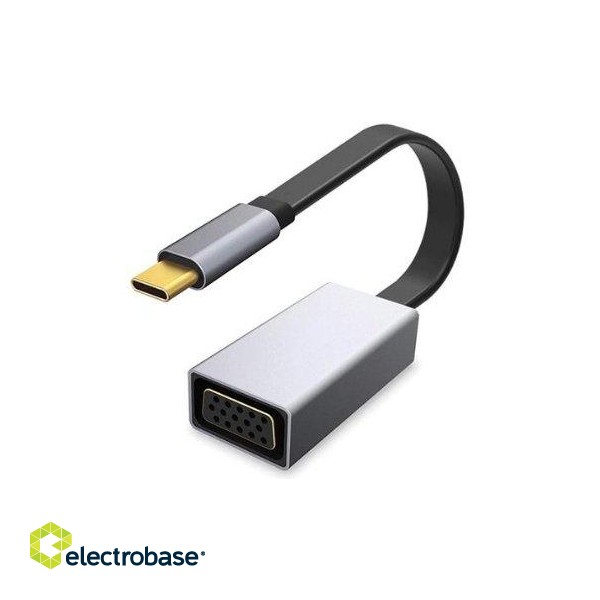 Platinet Multimedia Adapter Type-C  to VGA Adapter фото 1