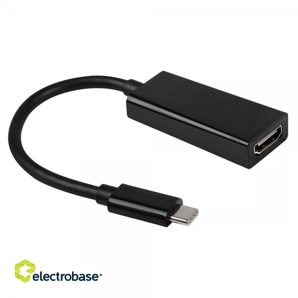 Roger Multimedia Adapter Type-C to HDMI (4K @ 30Hz, 1080P @ 60Hz) Black