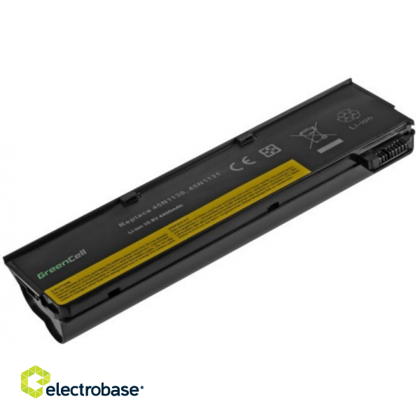 Green Cell Lenovo ThinkPad L450 / T440 / T450 / X240 / X250 Laptop Battery paveikslėlis 2
