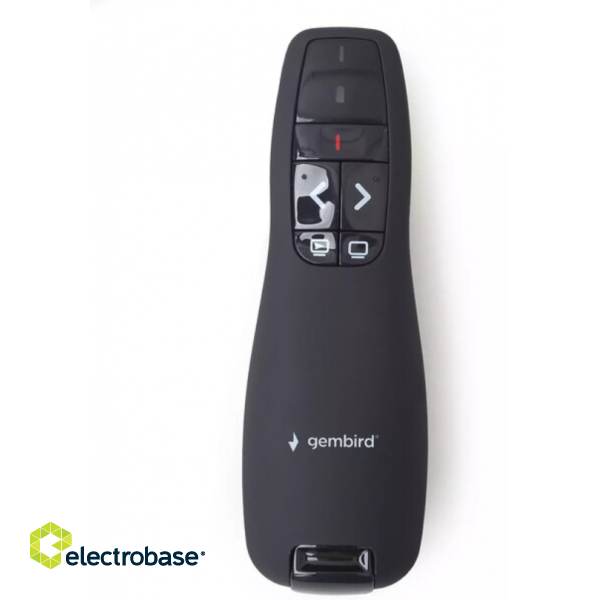 Gembird Wireless USB Presenter with laser pointer paveikslėlis 1