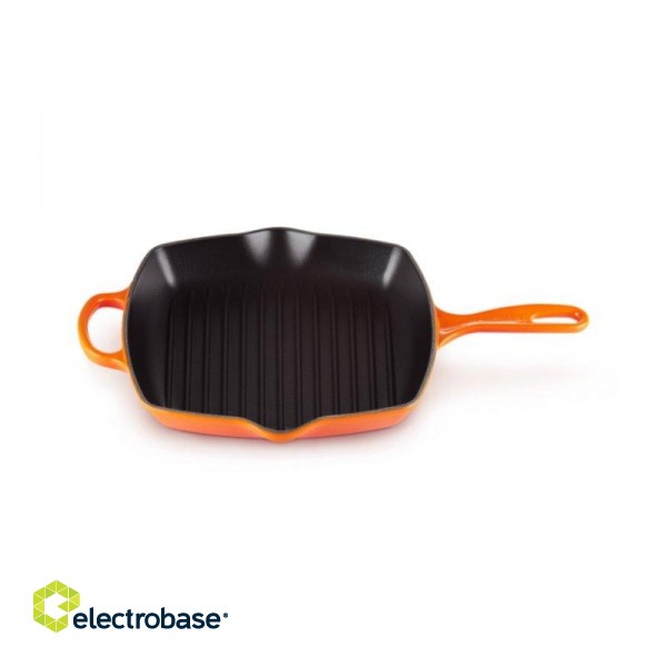 Le Creuset Cast iron grill pan square 26x26cm image 4