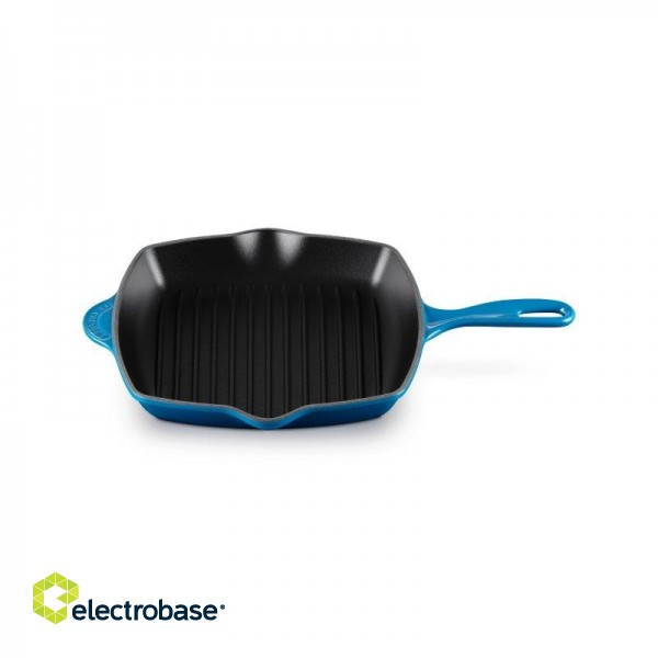 Le Creuset Cast iron grill pan square 26x26cm paveikslėlis 4