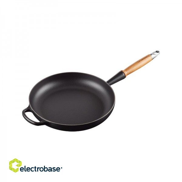 Le Creuset Cast iron pan with wooden handle Ø28cm image 4
