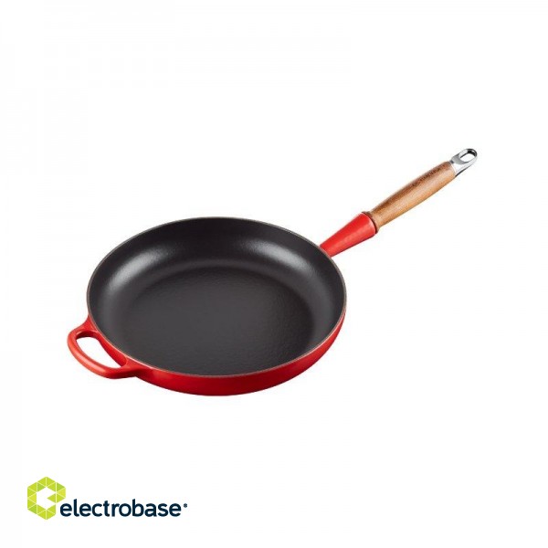 Le Creuset Cast iron pan with wooden handle Ø28cm paveikslėlis 4
