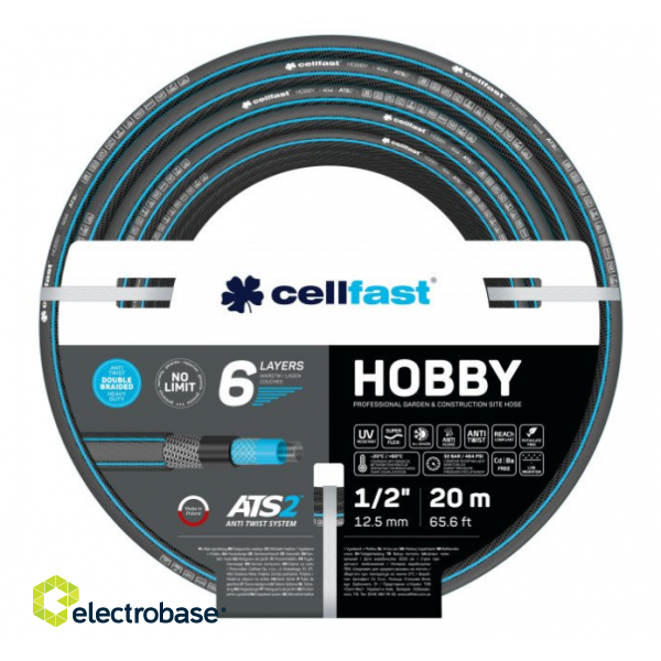 Cellfast Hobby ATS2 16-202 Dārza Šļūtene 1/2" 20m