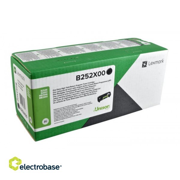 Original Toner Black Lexmark B2546, MB2546, B2650, MB2650 (B252X00) 