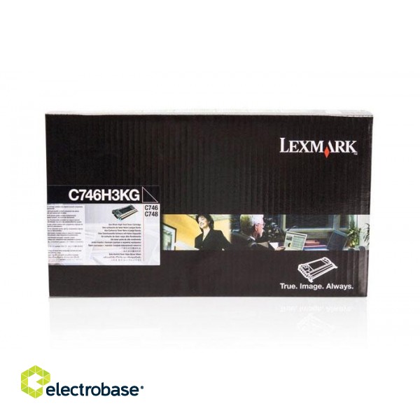 Original Toner Black Lexmark C746, C748 (C746H3KG) 