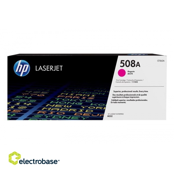 Original Toner Magenta HP Color LaserJet Enterprise M552 (508A CF363A) 