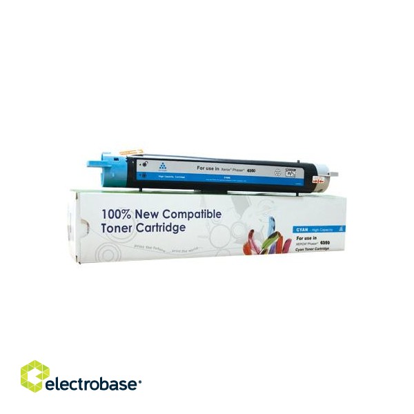 Toner cartridge Cartridge Web Cyan Xerox 6350 replacement 106R01144 