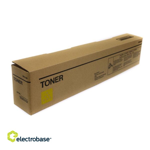 Toner cartridge Clear Box Yellow Minolta Bizhub C258, C308, C368, C454, C554 replacement TN324Y, TN512Y (chemical powder)  
