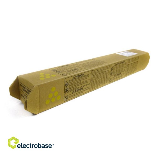 Toner cartridge Clear Box Yellow Ricoh Aficio MPC2010, MPC2030, MPC2031, MPC2050, MPC2051, MPC2501, MPC2530, MPC2531, MPC2550, MPC2551, MPC2801 replacement 841199, 841215, 842058, 841507, 842062 