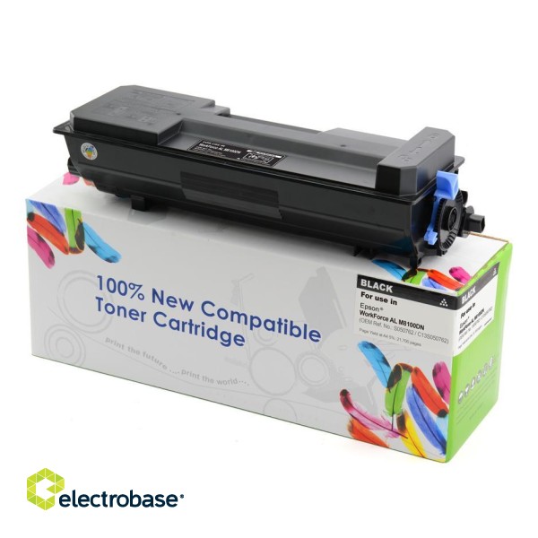 Toner cartridge Cartridge Web Black Epson M8100 (0762) replacement C13S050762 