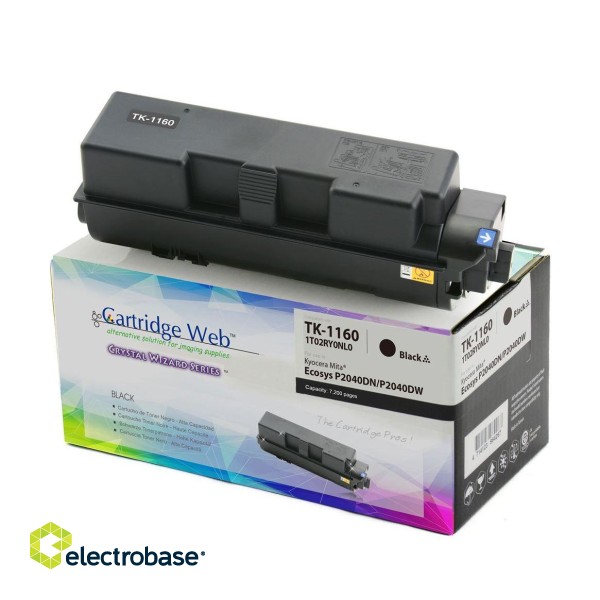 Toner cartridge Cartridge Web Black Kyocera TK1160 replacement TK-1160  