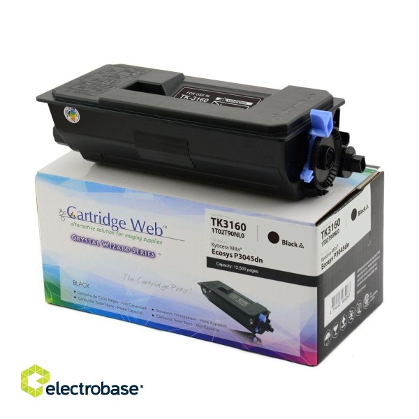 Toner cartridge Cartridge Web Black Kyocera TK3160 replacement TK-3160 (with waste toner box) 