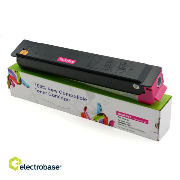 Toner cartridge Cartridge Web Magenta Kyocera TK5195 replacement TK-5195M 