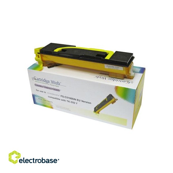 Toner cartridge Cartridge Web Yellow Kyocera TK550/TK552 replacement TK-550Y 