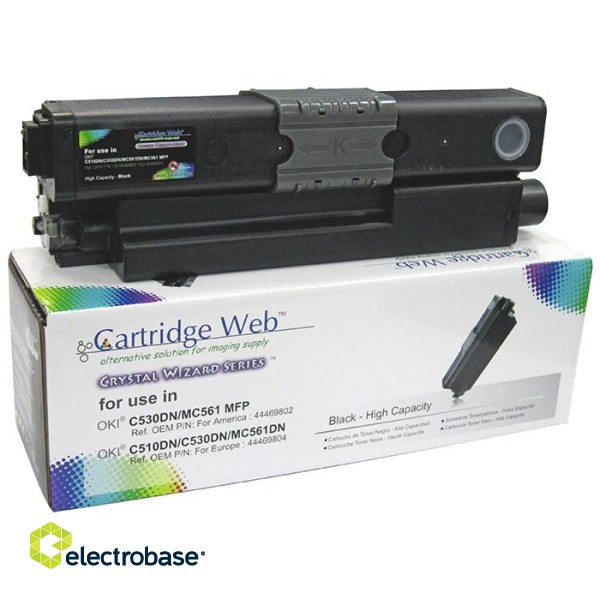 Toner cartridge Cartridge Web Black OKI C510 replacement 44469804 