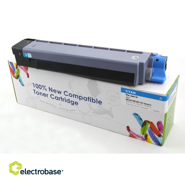 Toner cartridge Cartridge Web Cyan Oki MC861 replacement 44059255 