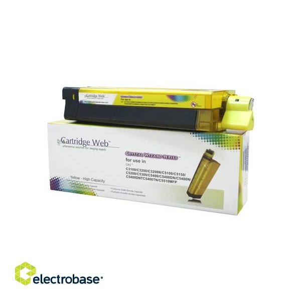 Toner cartridge Cartridge Web Yellow OKI C3100/C5100/C5450 replacement 42804513/42127405/42127454 
