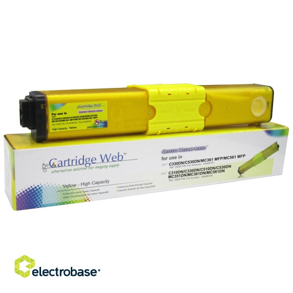 Toner cartridge Cartridge Web Yellow OKI C310 replacement 44469704 