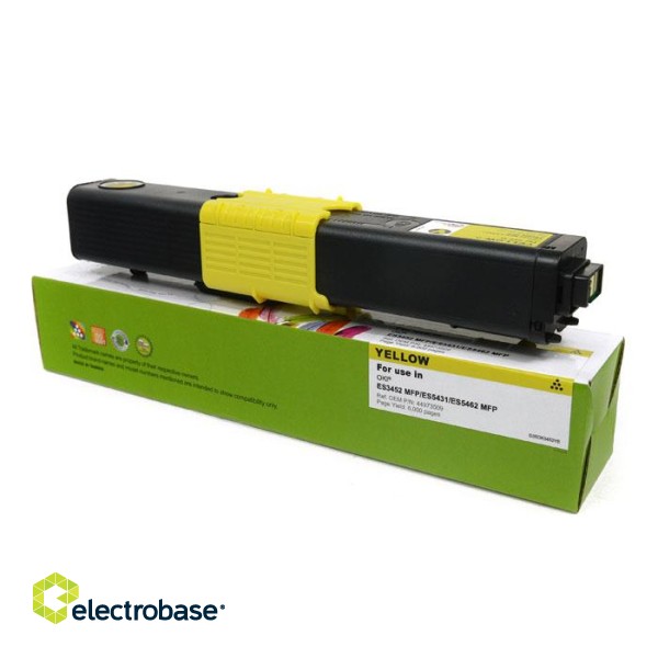 Toner cartridge Cartridge Web Yellow OKI ES5431 replacement 44973509 