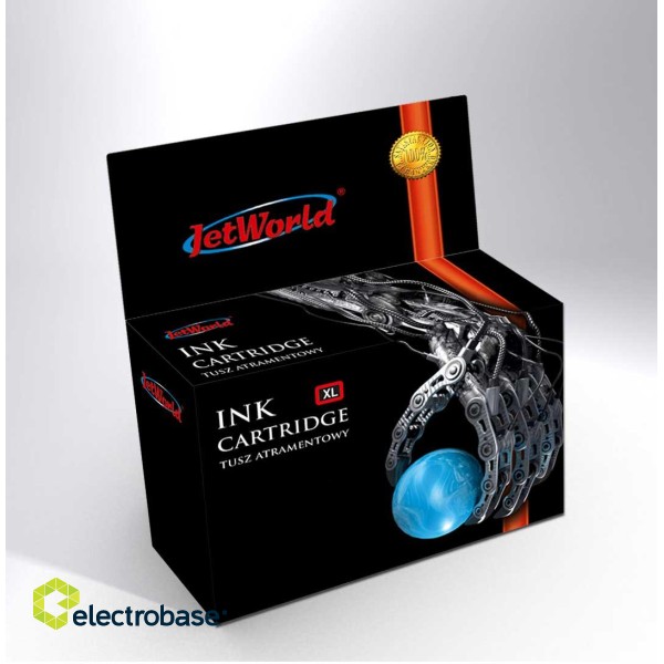 Ink Cartridge JetWorld  Cyan HP 655XL remanufactured (indicates the ink level) CZ110AE 