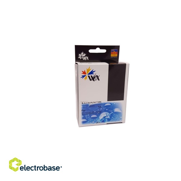 Ink cartridge Wox Black Brother LC3619BK  replacement (LC3619BK) 