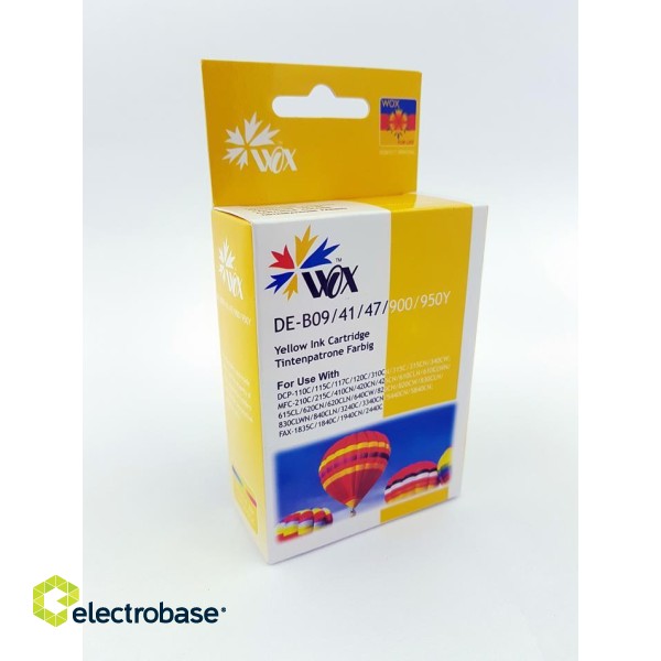 Ink cartridge Wox Yellow BROTHER LC900Y replacement LC900Y 