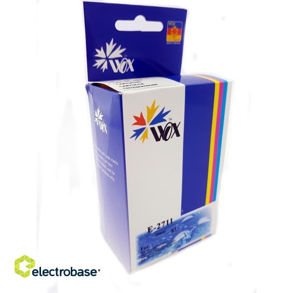 Ink cartridge Wox Black EPSON T2711  (27XL) T2701  replacement C13T27114012 (C13T270140) 