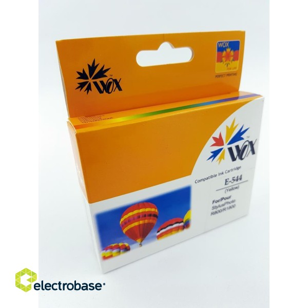 Ink cartridge Wox Yellow Epson T0544 replacement C13T054440 