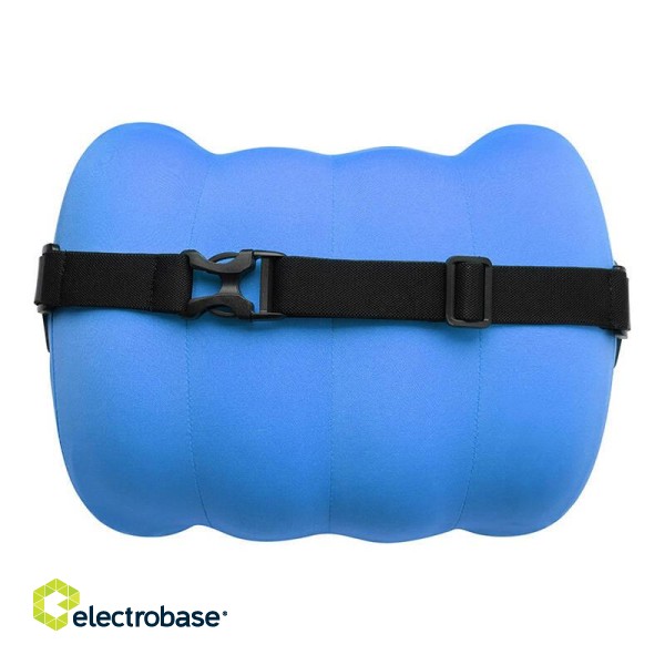 Silk Car Headrest Pillow Baseus ComfortRide Series (blue) фото 3