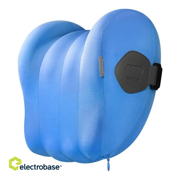 Silk Car Headrest Pillow Baseus ComfortRide Series (blue) image 5