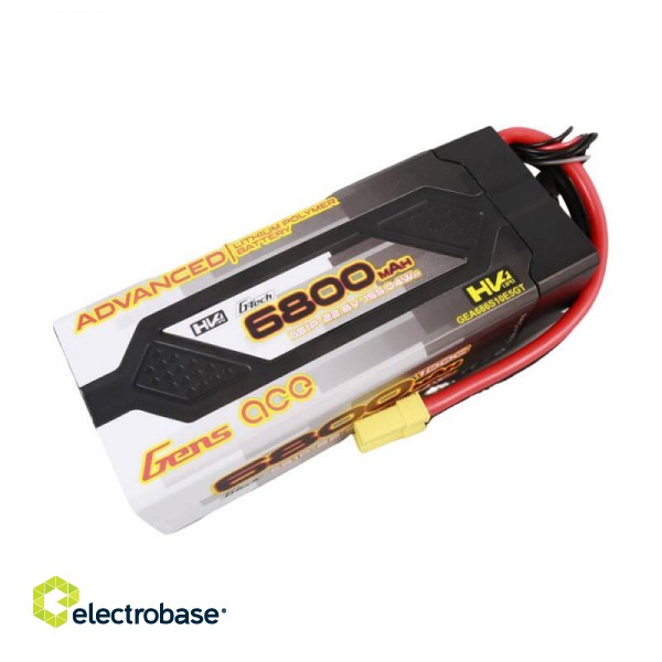 Gens ace G-Tech Advanced 6800mAh 22.8V 100C 6S1P HardCase 61#Lipo Battery Pack with EC5 paveikslėlis 1