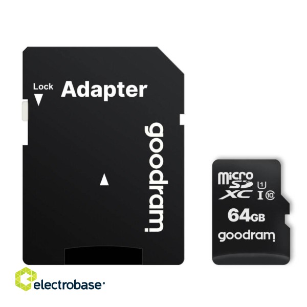 Memory card Goodram microSD 64GB (M1AA-0640R12) image 1