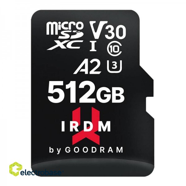 Memory card Goodram microSD IRDM 512GB UHS-I U3