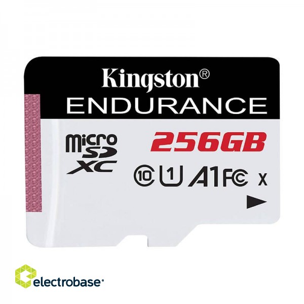 Memory card microSD 256GB Kingston 95/45MB/s C Endurance image 1