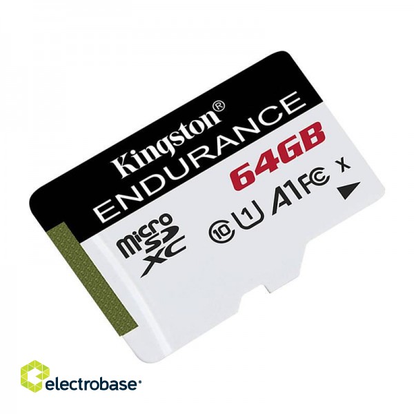 Memory card microSD 64GB Kingston 95/30MB/s C Endurance image 1