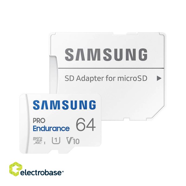 Memory card Samsung Pro Endurance 64GB + adapter (MB-MJ64KA/EU) image 1