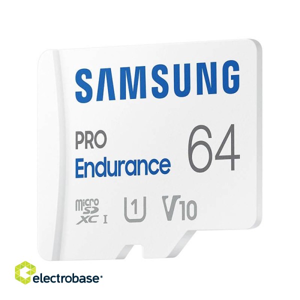 Memory card Samsung Pro Endurance 64GB + adapter (MB-MJ64KA/EU) image 3