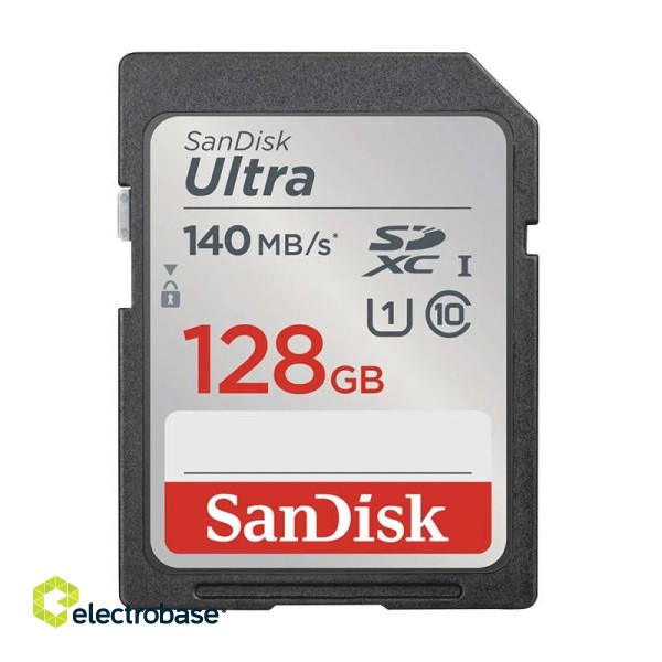 Memory card SANDISK ULTRA SDXC 128GB 140MB/s UHS-I Class 10 image 1
