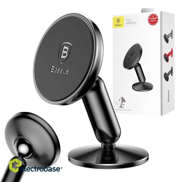 Baseus Bullet Magnetic Car Mount (Black) paveikslėlis 10