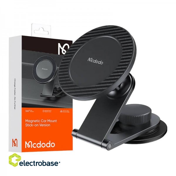 Magnetic Car Mount for Phone Mcdodo CM-5060 (Stick-on Version) image 2
