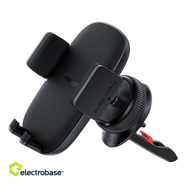 Multi-function air vent electric car holder Acefast D5 (black) paveikslėlis 2
