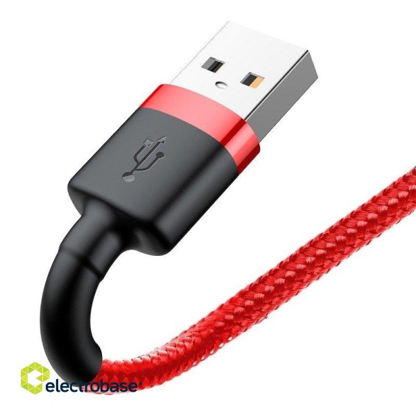 Baseus Cafule Cable USB Lightning 1,5A 2m (Red) paveikslėlis 5