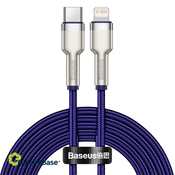 Baseus Cafule Series USB-C cable for Lightning, 20W, 2m (purple) image 2