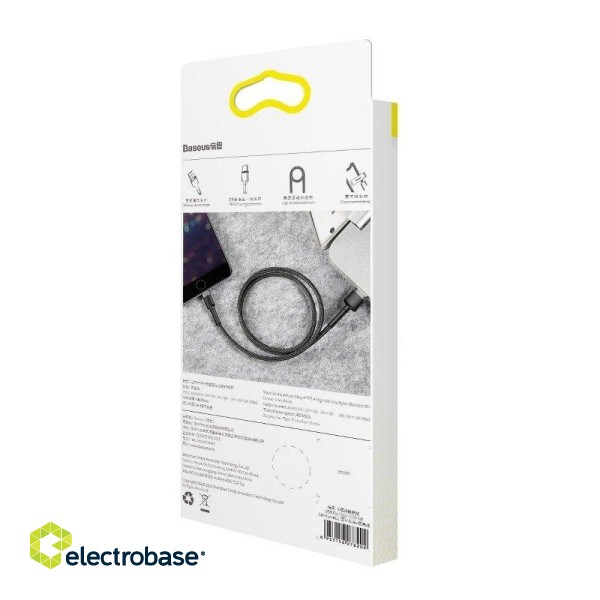 Baseus Cafule USB Lightning Cable 1,5A 2m (Gray+Black) image 10