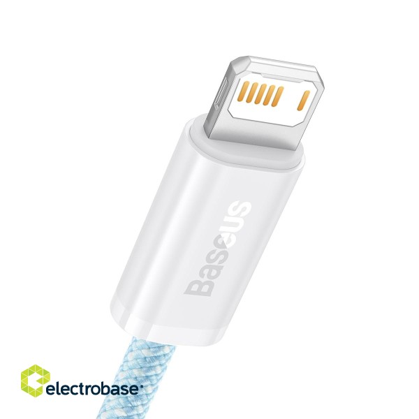 Baseus Dynamic cable USB to Lightning, 2.4A, 2m (blue) paveikslėlis 2