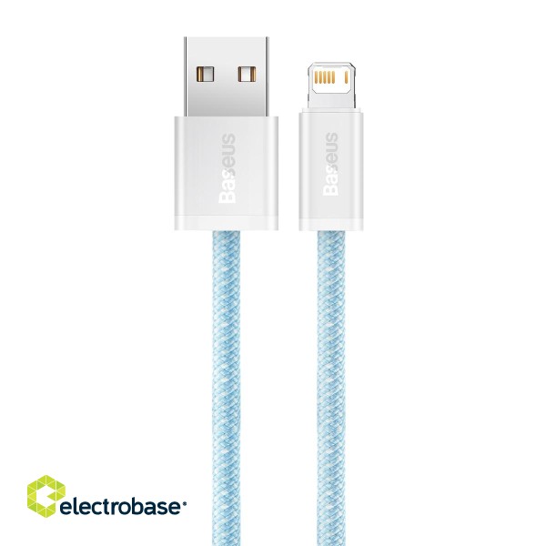 Baseus Dynamic cable USB to Lightning, 2.4A, 2m (blue) paveikslėlis 3